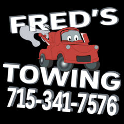 Fred's Towing - Unisex Sponge Fleece Raglan Sweatshirt Design