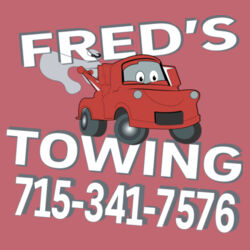 Fred's Towing - Premium Fitted CVC Crew Design