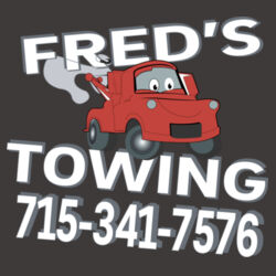 Fred's Towing - Triblend Long Sleeve Crew Design