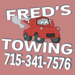 Fred's Towing - Unisex Sponge Fleece Hoodie Design