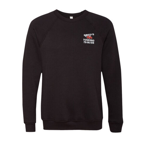 Fred's Towing - Unisex Sponge Fleece Raglan Sweatshirt Thumbnail