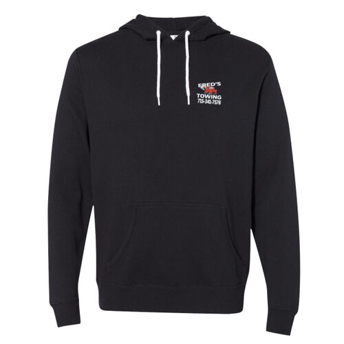 Fred's Towing - Unisex Lightweight Hooded Sweatshirt Thumbnail